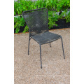 Design confortable en PVC Rattan Outdoor Dining Chair Wicker Furniture